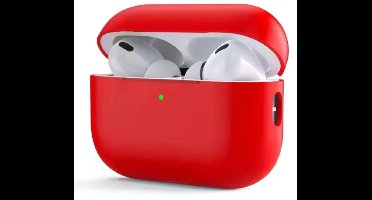 New Age Devi - Siliconen case - geschikt voor Airpods Pro - Wijn-rood
