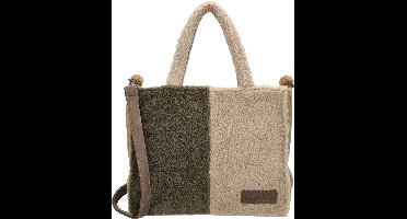 Zebra Trends Teddy Denise Handtas Schoudertas - Dames Tas - Taupe