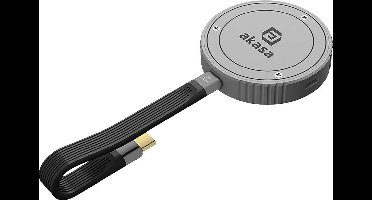 Akasa AK-ENU3M2-08 M.2 SSD-behuizing USB-C 3.2 Gen 2 10 GBit/s M.2 PCIe NVMe 2230 AK-ENU3M2-08