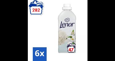 Lenor - Wasverzachter - Citroenbloesem & Zeekristal - 47 Wasbeurten - Voordeelverpakking - 6 stuks