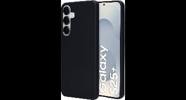 Mobiparts hoesje geschikt voor de Samsung Galaxy S25 Plus - Siliconen - Zwart