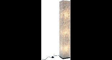 Design handgemaakte Vloerlamp woonkamer slaapkamer lamp vierkant Cubes white capiz parelmoer schelp 200 cm
