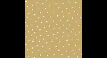 Inpakpapier White Hearts - 250m (30-100cm breed) |variant: 30 cm / 250 mtr.
