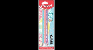 Maped 851719 grafietpotlood HB 3 stuk(s)