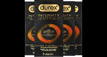 Durex Condooms Intensity 5st - 4 Stuks - Voordeelverpakking