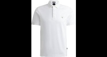 BOSS Parris regular fit heren polo - pique - wit