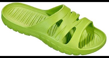 BECO badslippers Flash - unisex - limegroen - maat 38
