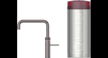 Quooker Fusion Square met COMBI boiler 3-in-1 kraan gunmetal