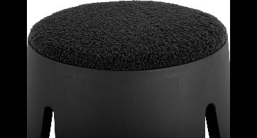 Leitmotiv Kruk Savor - Zwart - Ø44cm - Modern