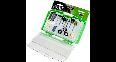 Hofftech 59-delige multitoolset - polijsten en slijpen - precisiewerk - kunststof box