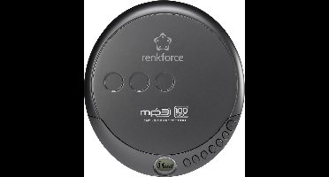 Renkforce RF-CDP-200 Discman CD, MP3 Zwart