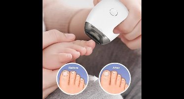 2 stuks elektrische automatische nagelknipper, 3-in-1 automatische nagelslijper met 3 snelheden, universele automatische nagelslijper, stille automatische nageltrimmer en -polijster voor het hele gezin