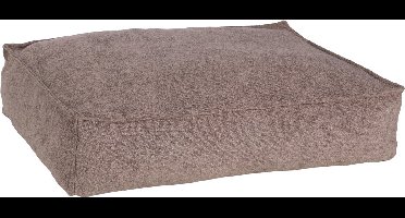 Kussen Oana Rechthoekig Taupe met rand 80x60x18cm