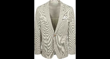 Suitable Colbert Fame Houndstooth Olive - Maat 52 - Heren blazer