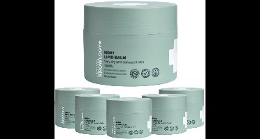 DermaKnowlogy+ - MD01 Lipid Balm - 6 x 175 ml - Voor Zeer Droge en Atopische Huid - Watervrij - Intensieve Verzorging voor Lokale Droge Plekken Kou en Huidfrictie - Parfumvrij