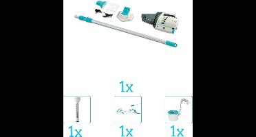 Intex Zwembad stofzuiger ZR200 - Oplaadbaar - Handmatig - 28628 inclusief Skimmer - Schoonmaakset - Thermometer