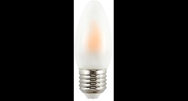 Thorgeon LED kaarslamp vlameffect 0.5W 1800K flikkerlamp mat | E27 | Zeer Warm Wit | 0.5 watt | 15.000 Branduren
