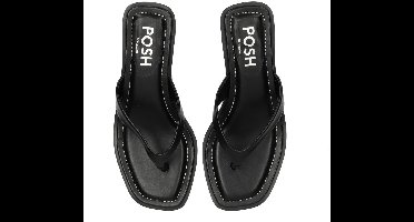 POSH by Poelman LUCY Dames Ballerina's - Zwart