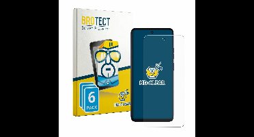 BROTECT - Screenprotector voor Motorola Moto G57 - Folie Beschermfolie transparant 6 Stuks