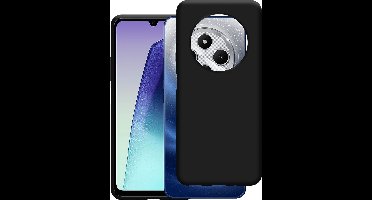 Just in Case hoesje geschikt voor Xiaomi Redmi 14C Hoesje Siliconen - Flexibele Case - Zwart