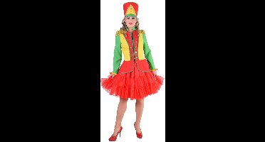 Magic Design Verkleedjas Party Dames Polyester Groen/geel Mt. Xs