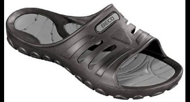 Beco Slippers | Black/grey - 42
