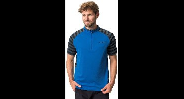 VAUDE Tamaro III Fietsshirt Korte Mouwen Heren, blauw Maat S