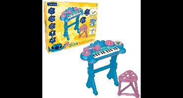 Disney Stitch Keyboard met Stoel & Mic – 24 Lichttoetsen