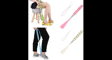 Verstelbare Schoenlepels - 30 Tot 70 Cm - 2 Stuks - Rvs Lange Schoenlepels - Ergonomisch Ontworpen Schoenlepels - Geschikt Voor Mannen, Vrouwen - No-Buig Schoenlepel - Lange Handgreep Moeiteloze Schoenhulp Voor Senioren En Mobiliteitshulpmiddel