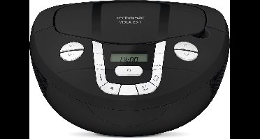 Technisat Viola CD-1 portable FM-radio met CD en bluetooth - zwart