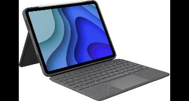 Logitech Folio Touch QWERTZ Duits Smart Connector Grijs