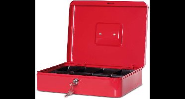 MAUL Geldkist - rood - staal - 1 stuk - 25 x 30 x 8.7 cm
