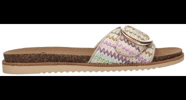 Mustang Dames Slipper Wit/multi | Maat: 38