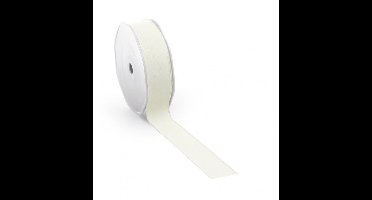 Kado Lint Katoen Crème > 25 mm / 20 mtr.