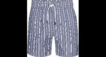 Petrol Industries - Heren Gestreepte Zwembroek Reefway - Blauw - Maat XL