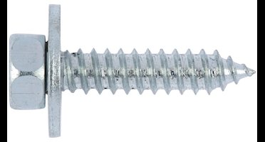 Wurth - Zelftappende zeskantcombinatieschroef met vaste ring - x 100 st
