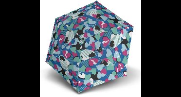 Knirps Paraplu US.050 Ultra Light Slim Manual Heartbreak Veelkleurig