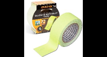 Anti Slip Strip Tape Zelfklevend (Lichtgevend) - 5M x 5 CM - Antislip Tape voor Trap, Vloer, Drempel - Waterproof - voor Binnen en Buiten
