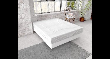 Dreamhouse Flanel Hoeslaken Premium - 160 x 200/210 - Wit