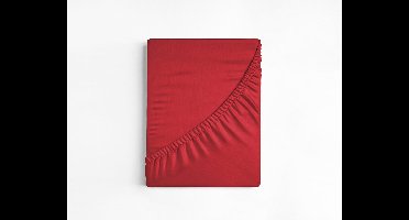 Dreamhouse Katoen Hoeslaken - 90x220 cm - Rood - Eenpersoons