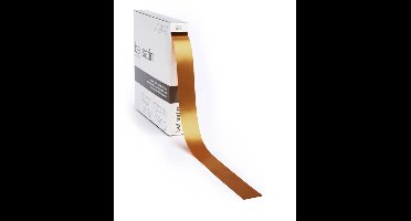 Poly Satijnlint Koper - 10 mm / 100 mtr.