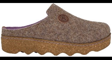 Rohde Foggia-D - dames slof - Bruin - maat 40 (EU) 6.5 (UK)