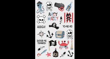 Tattoos - Pirate Party - 25 stuks