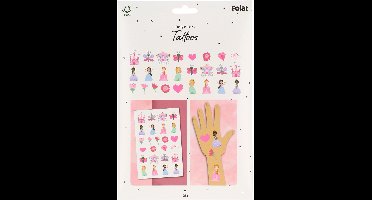 Tattoos - Pretty Princess - 6 stuks