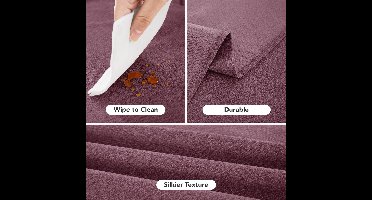 Boraboi ® Tafelkleed met Waterafstotend Lotuseffect voor Eetkamer en Woonkamer, Onderhoudsvriendelijk, 130 x 130 cm, Fuchsia