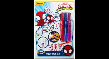Spidey Spray Pen Set A4 Enveloppe (Sp23363)
