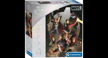 Clementoni puzzel Disney 100 jaar - Marvel Avengers 1000 stukjes.