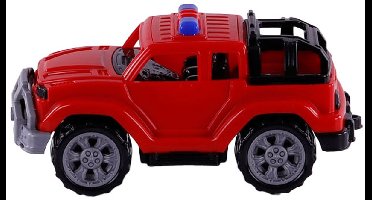 Cavallino Trendy Jeep Rood, 22cm