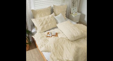 Boraboi® Zacht en Ademend Seersucker Beddengoed Set met Ritssluiting en Kussenslopen in Moderne Stijl