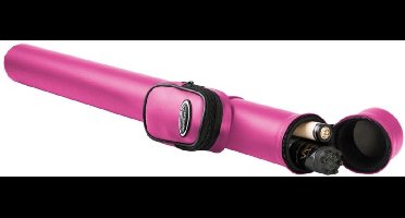 Keu Tas voor 2 Keus - Keu Koffer met Schouderband en Vakken - Cue Case - Keu Tassen - Luxe Keutas voor Optimale Bescherming en Organisatie - Roze